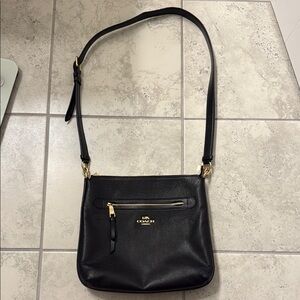 Coach Black and Gold Crossbody Bag